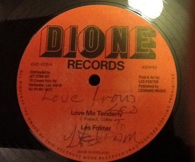 Les Foster - Love Me Tenderly (12'')