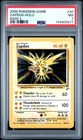 2000 POKEMON BASE SET 2 #20 ZAPDOS-HOLO PSA 7