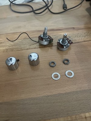 Charvette Electric Guitar Volume And Tone Nobs