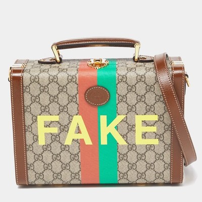 Authentic Gucci GG Supreme 
Beautiful bag rarely used! Gucci GG Supreme Monogram Textured Calfskin Web Large  main image 4