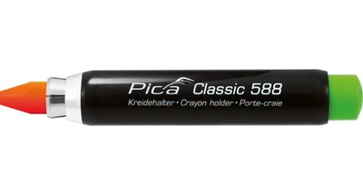 Pica CLASSIC Kreidehalter 11-12mm Signierkreide Kreidehalterung Baukreide Kreide