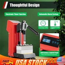 Heat Press Machine 900W Mini Manual Heat Presser Heavy Duty Hot Press Stamping