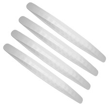 Bumper Guard Strip - Anti-Collision Patch Car Bumper Guard Strip - 4 Pack White
