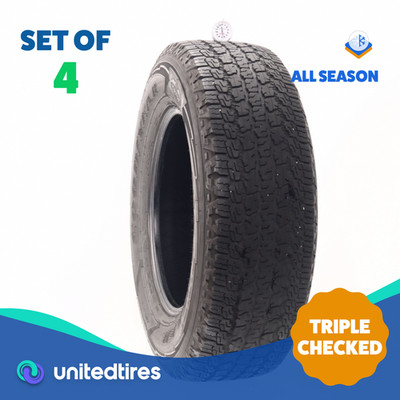 Set of (4) Used 255/70R18 Goodyear Wrangler All-Terrain Adventure Kevlar (18JAM)