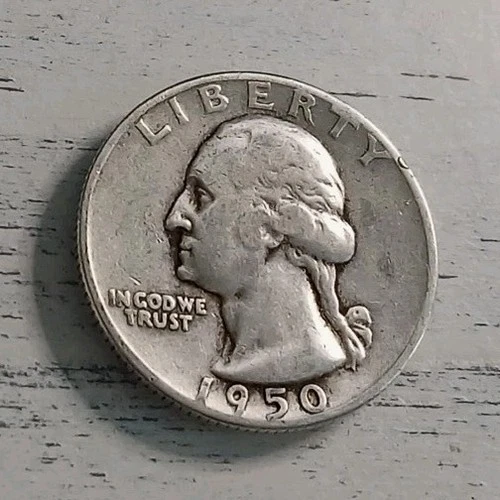 1950-P VF Washington Quarter 90% Silver #3