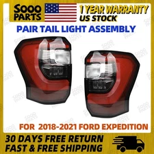 Pair Left & Right LED Tail Light Rear Lamp For 18-2021 Ford Expedition FO2801272