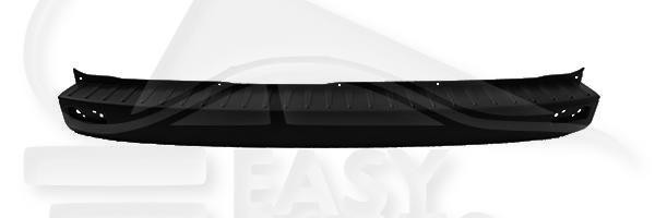 Pare-choc arrière central noir pour rénover le fourgon Ford Transit Custom des artisans