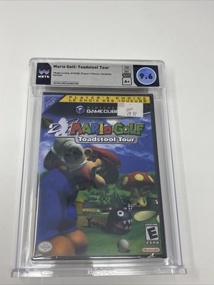 Mario Golf Toadstool Tour Nintendo GameCube Sealed WATA 9.6 A+ *NEW RARE GAME*