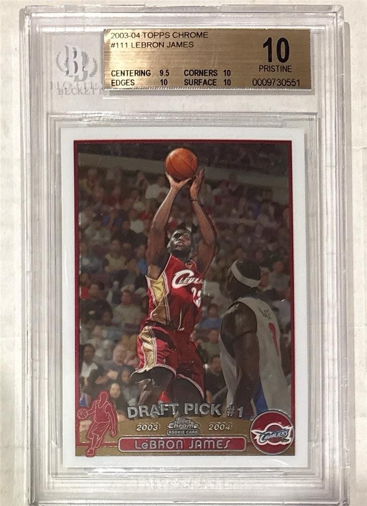 LeBron James 2003 Topps Chrome #111 Base Price Guide - Sports Card