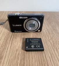 Panasonic Lumix DMC-FS10 12.1MP Digital Compact Camera Black - READ Description