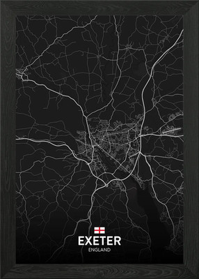 Exeter UK Gerahmtes Wandbild Poster Leinwanddruck Bild