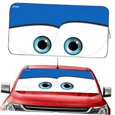Truck Windshield Sun Shade for Car Windshield X-Large Universal Fit Blue