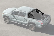 Factory Carbon Steel Black Rear Trunk Bed Sport Roll Bar For 16-23 Toyota Tacoma