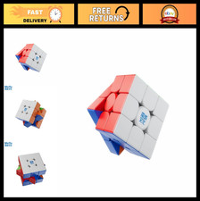 Magnetic 3x3 Speed Cube - Stickerless, High-Performance Puzzle for Fast Solving