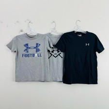 Under Armour Loose Fit Short Sleeve T Shirt Lot Of 3 Boys Size M