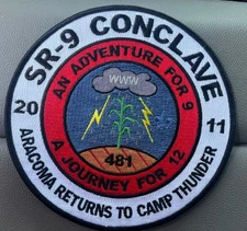 SR 9 Aracoma 481 Conclave patch 2011 Camp Thunder Georgia Alabama E6 Inito 324