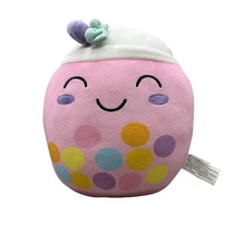 Boba Tea Plush 8" Pink