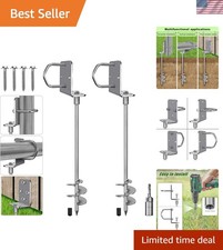 Multi-Purpose Ground Anchor System - Easy Installation  High Wind Resistance