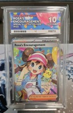 Pokémon TCG Rosa's Encouragement Perfect Order SIR 123/088 ACE 10 Gem Mint