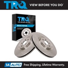 Trq Front Brake Rotors Set For 2013-2014 Ford Mustang Trq Front Brake Rotors Set For 2013-2014 Ford Mustang