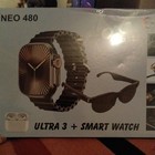 NEO 480 3-in-1 Smart Watch Set + Bluetooth Glasses + Wireless Earbuds + Straps! — photo 1