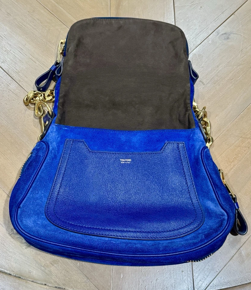 Bolso de hombro de gamuza Tom Ford Foto 3 de 4