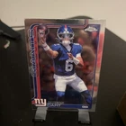 2025 Topps Chrome Football Jaxson Dart #206 Base (RC) New York Giants