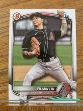 2025 bowman 1st prospect Yu-Min Lin #BP-27 Arizona Diamondbacks 