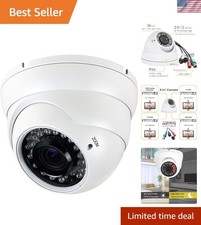 Analog CCTV Camera HD 1080P 4-in-1 TVI/AHD/CVI/CVBS Security Dome Camera Outd...