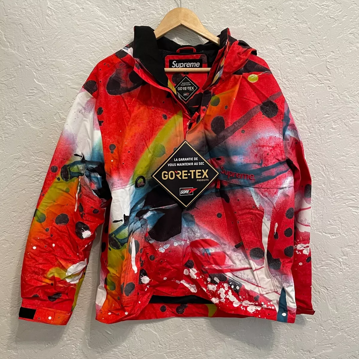 Supreme Gore Tex Anorak Rammellzee Red SS Size Large BRAND NEW RARE Jacket