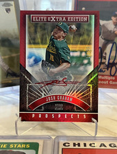 2015 Panini Elite Extra Ed. Prospects Red Ink #121 Josh Graham auto /25 *NM-MT*