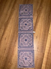 Frankie Welch Kenmore 1752 Rare Scarf  32” X 8” Mid Century 70s  Pink