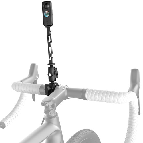 Supporto asta braccio prolunga alluminio vite e foro 1/4" per GoPro DJI Insta360 - Foto 7 di 14