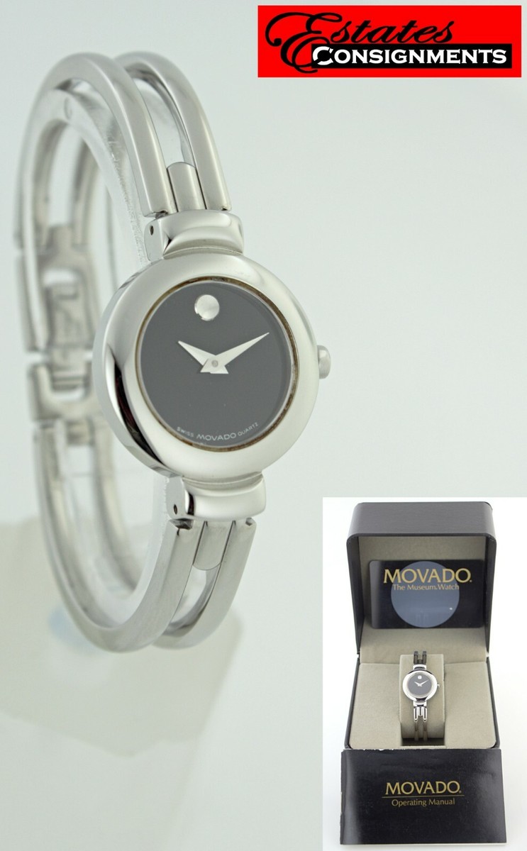 Movado Harmony 84.A1.809.A Black Dial Stainless Steel Ladies  display picture 2