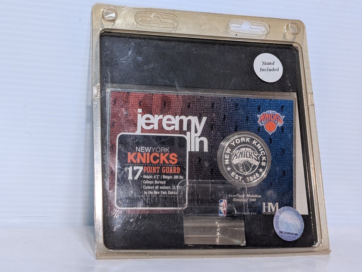 Highland Mint Jeremy Lin New York Knicks Silver Plated