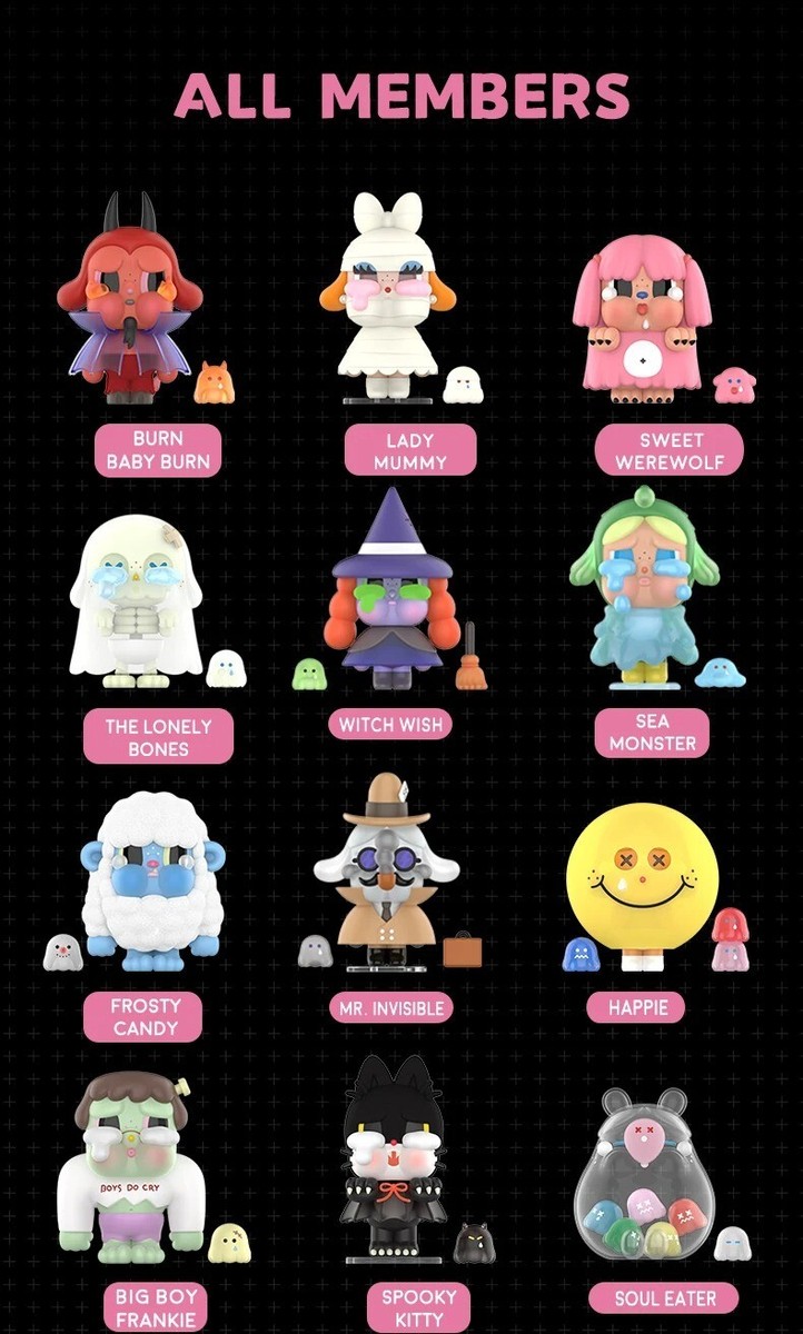 POP MART CRYBABY Monster Tears Series Blind Box Action Figure Cute