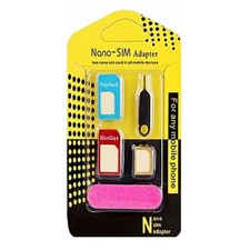 SIM Kartenadapter 3er-Set SIM / Nano / Micro + Öffner + Pfeile UNIVERSAL NEU Z10