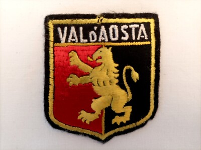 VAL D'AOSTA besticktes Filzaufnäher - Aostatal Italien - 5 cm x 5,5 cm