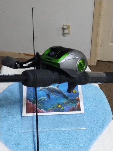 New Baicasting Fishing Rod Zebco 6'med 6-14lb And Reel Ozark Trail - Picture 9 of 18