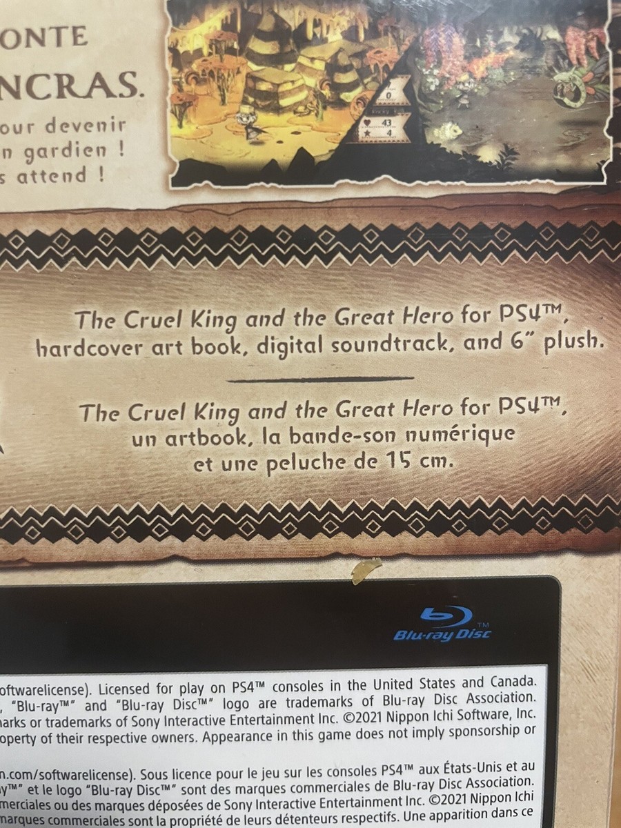 THE CRUEL KING AND THE GREAT HERO STORYBOOK EDITION PS4 UK NEW