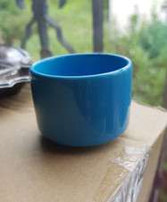 Melitta kleines 50er Keramik 1 x Kinder Gedeck hellblau