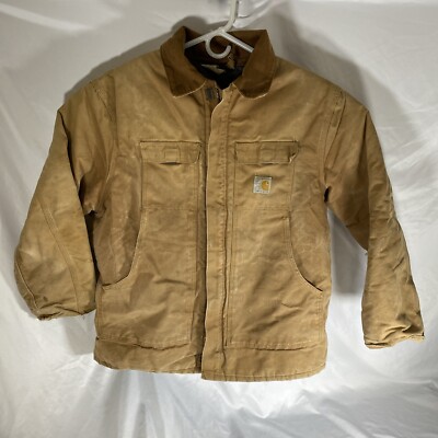 ジャケット・アウター '89 Carhartt 100th anniversary chorecoat Vintage Carhartt 100 Anniversary Duck Chore Coat Jacket