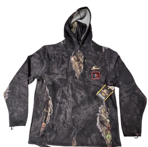 Mossy Oak Break-Up Eclipse Black Camo Hoodie Hunting Men's Size Small (34/36) - Picture 11 of 13