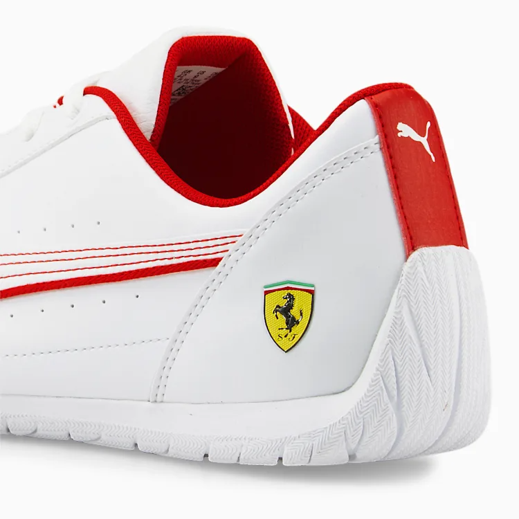 MENS PUMA FERRARI NEO CAT WHITE RED MOTORSPORT F1 SCUDERIA  display picture 3