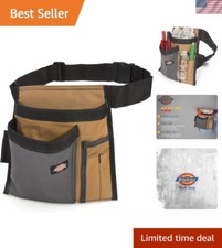 Heavy-Duty 5-Pocket Tool Pouch for Efficient Tool Storage - Fits Waists 32-52"