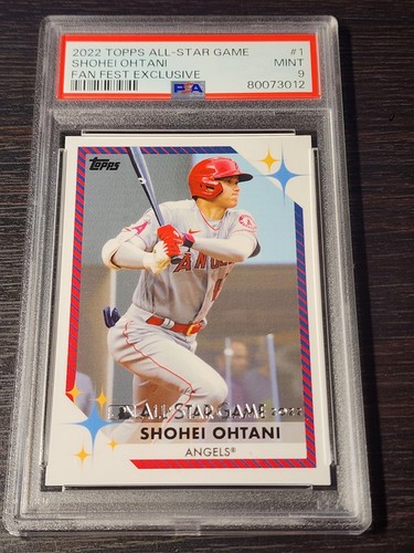 Shohei Ohtani PSA 9 2022 Topps All Star Game Fan Fest Exclusive Angels AS-1