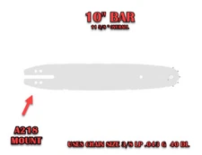 10" Guide Bar Uses 3/8" LP .043" G 40 DL A218 Mt  Replaces 100SDEA218