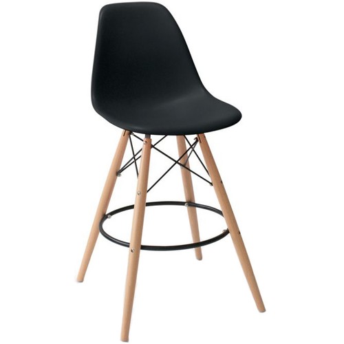 Set of 2 Modern Contemporary Bar Stools Height Pub Chairs Eiffel Metal Dowel Leg - Picture 20 of 64