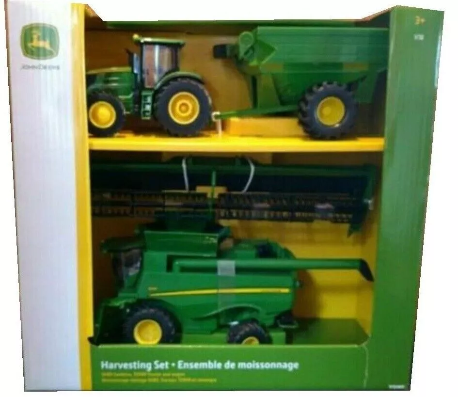 NEW John Deere 1/32 S780 Combine Grain Head 7290R Tractor Grain Cart LP79390 - Image 2 of 2