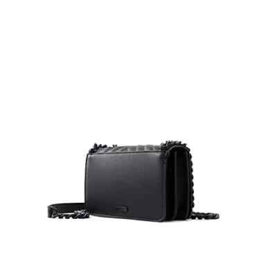 (取寄) アルド レディース ミニ グリーンワールド ALDO women Mini Greenwald Open Black Women's Mini Greenwald Crossbody Bag, Black/Black | eBay